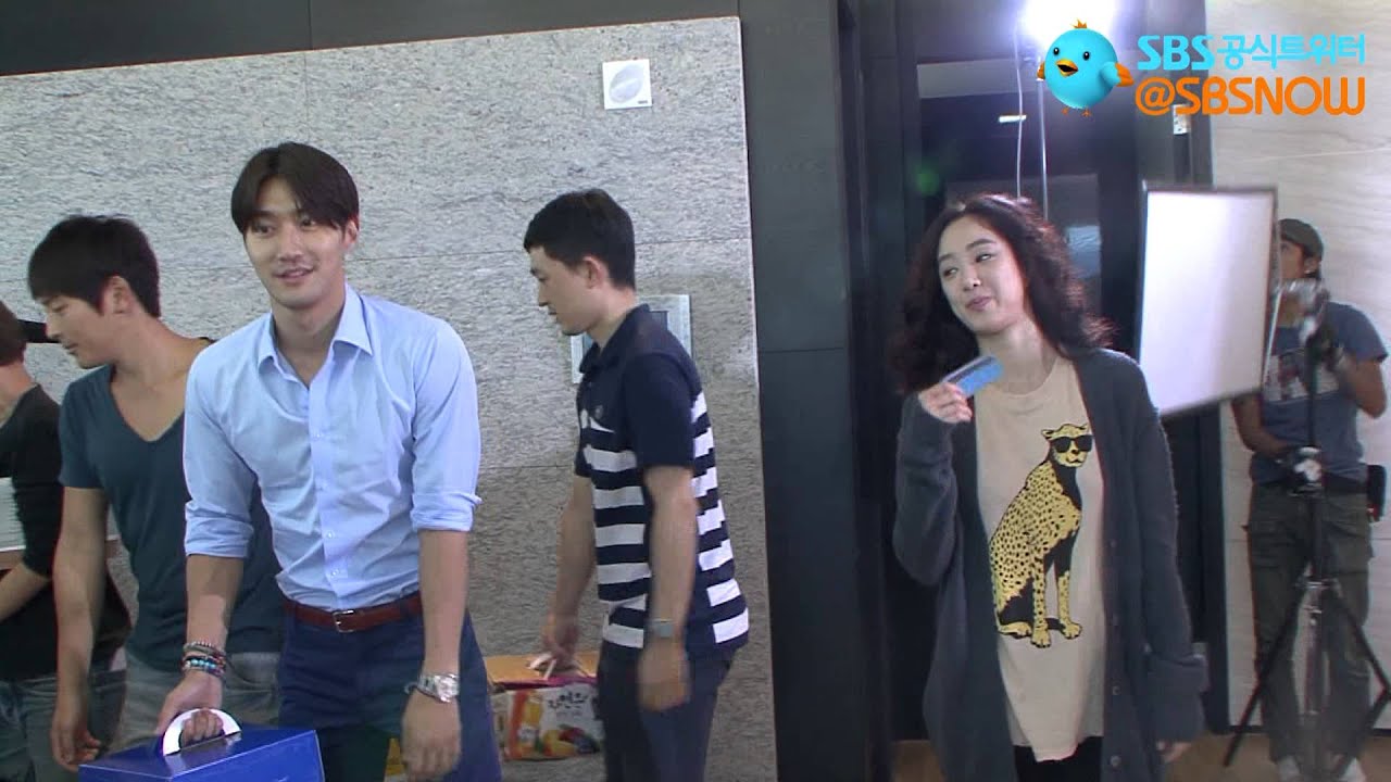 SBS 드라마의제왕 _ 정려원 첫촬영, 최시원 깜짝방문