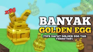 Metode *BARU* Untuk Dapat GOLDEN EGG TAK TERBATAS! Grow A Garden