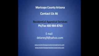 Residential Appraisal Services 480 984-8763 Maricopa County