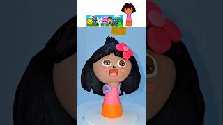 Sprunki 🎵 I Made Dora The Explorer 👧 Boots 🐒 With Clay 🟤🟣 #sprunki 🎶