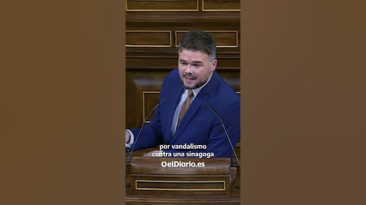 El repaso de Rufián a #Vox y a Tamames: el historial ultra de sus diputados #política