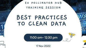 Best practices to clean data