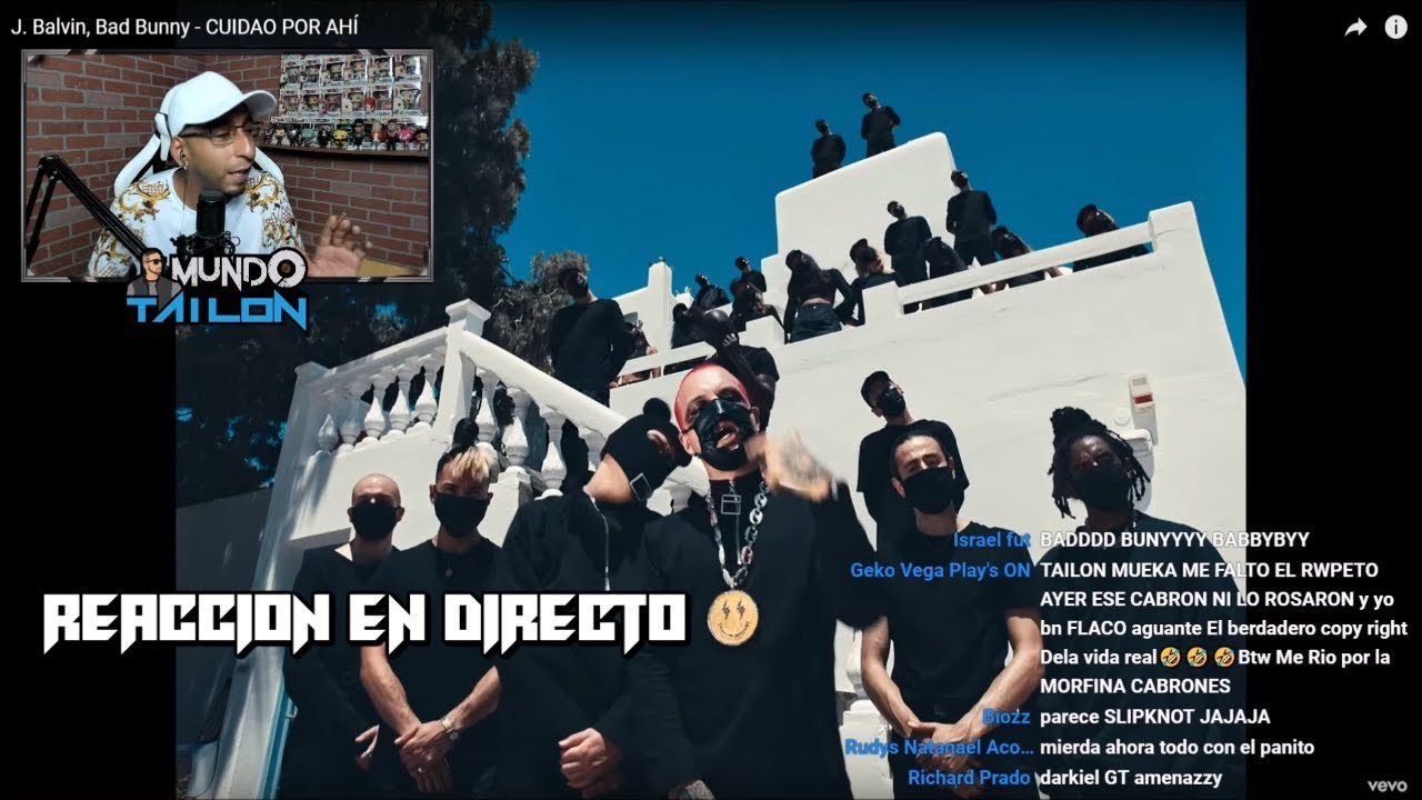 [Reaccion] J. Balvin x Bad Bunny - CUIDAO POR AHÍ (Video Oficial) 