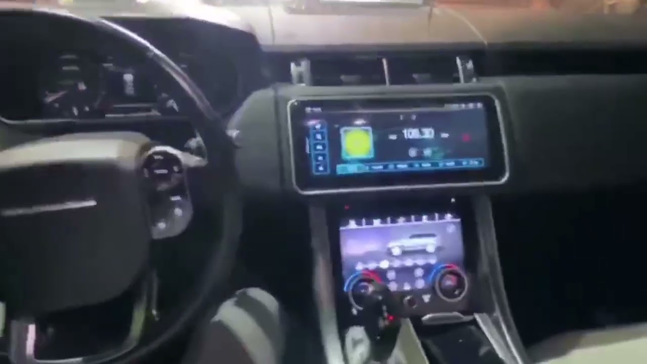 Cartablet Range Rover Android,12pollici motorizzato, Apple CarPlay wireless e Android auto