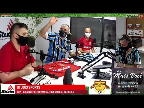 Studio Sports desta quinta (10/12) no ar, falando muito de dupla Gre-Nal!