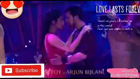 Mouni Roy and Arjun Bijlani Romantic dance with awards show//