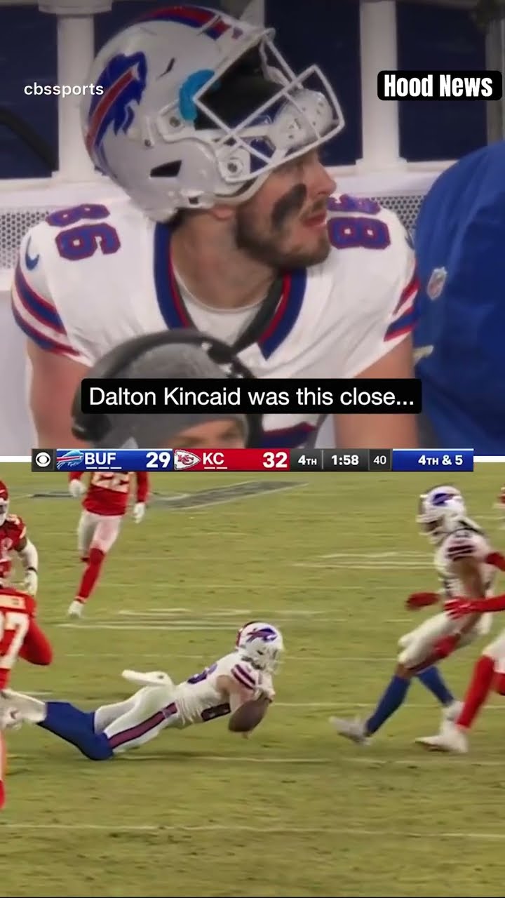 He was so close #hoodnews #daltonkincaid #buffalobills #chiefs #football #trending #viralvideo #how