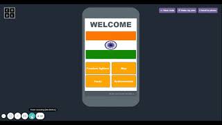 Republic Day App Made By Harshi Dalal