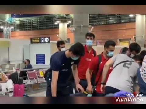 صحبت های بردیا سعادت در فرودگاه بعد از بازگشت به ایران