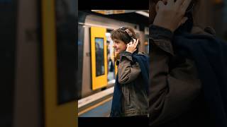 Spotted this cool girl at Sydney station ✨📸 #sydneylife #australia #sydneytrains #trainstation