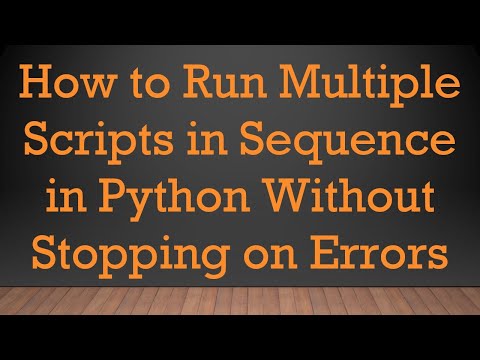 How to Run