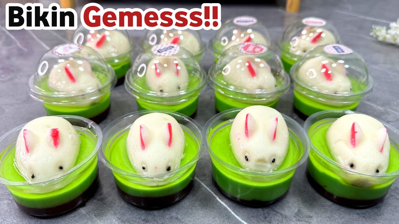 VIRAL‼️CARA BUAT PUDING KELINCI SUPER SIMPEL, BAHAN EKONOMIS DI JUAL LARIS MANIS | USAHA RUMAHAN.