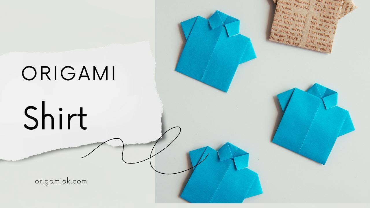 How to Make an Origami Shirt - YouTube