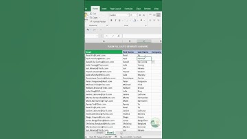💯#artificialintelligence 🤖in Excel | Flash Fill