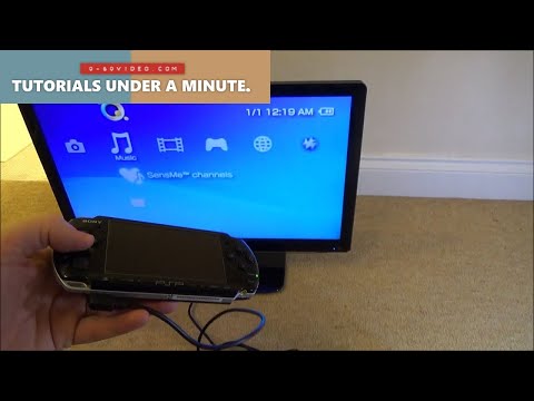Video: Hur Man Ansluter PSP Till TV