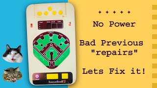 Fixing a Vintage Game That Won’t Power On – Entex Baseball 2 (1979)