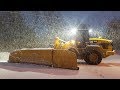 Cat 926M Plowing Road With MetalPless Snow Plow