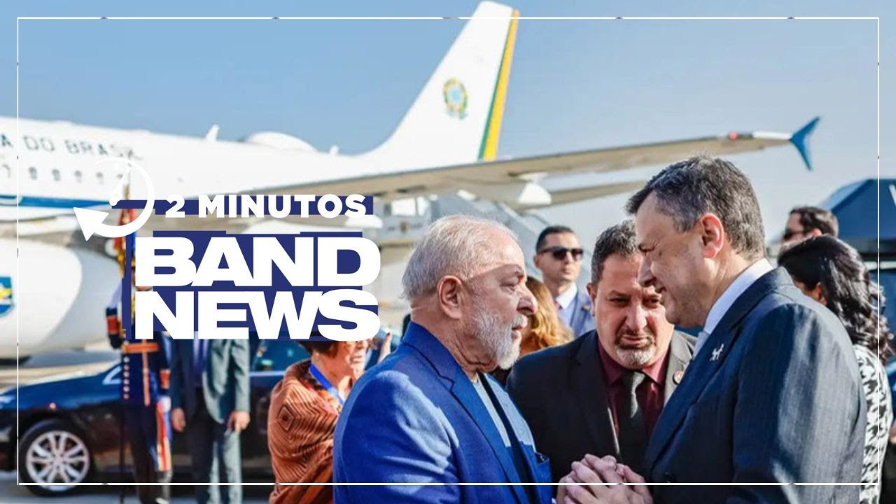 BandNews em 2 Minutos (15/02/24-Tarde) Lula encontra presidente do Egito e visita liga Árabe