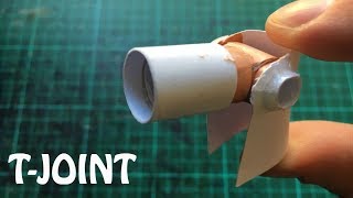 How to Articulate A Paper Action Figure, Ep. 3 - The T-JOINT (Tutorial
