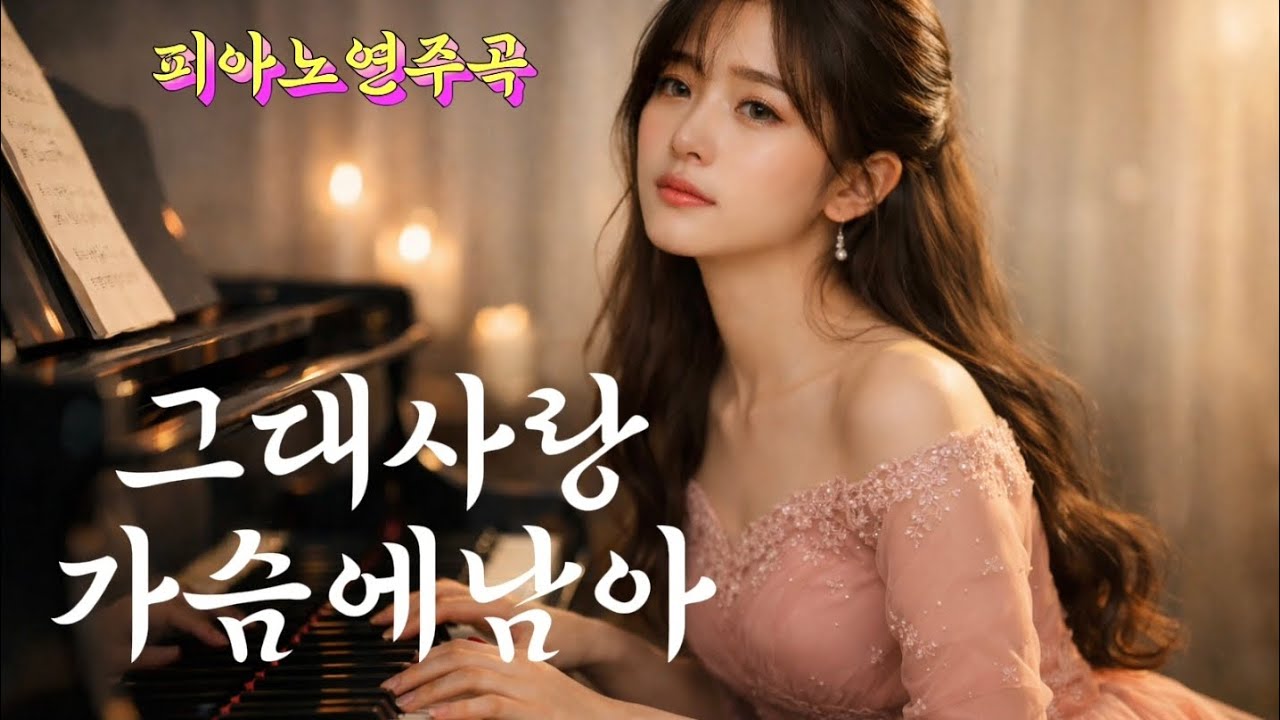 💎✨️💖 그리움은 가슴에남아 | 피아노 연주곡 | 감성 BGM | Eden동산TV