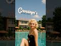 AI Catskill Poolside Model Blonde Liberty Catskills 1950s