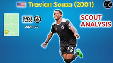 Travian Sousa - Tacoma Defiance 2023-24 - MLS Next Pro - Scout & tactical analysis