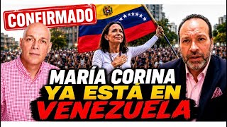 Confirmado. María Corina En Venezuela?