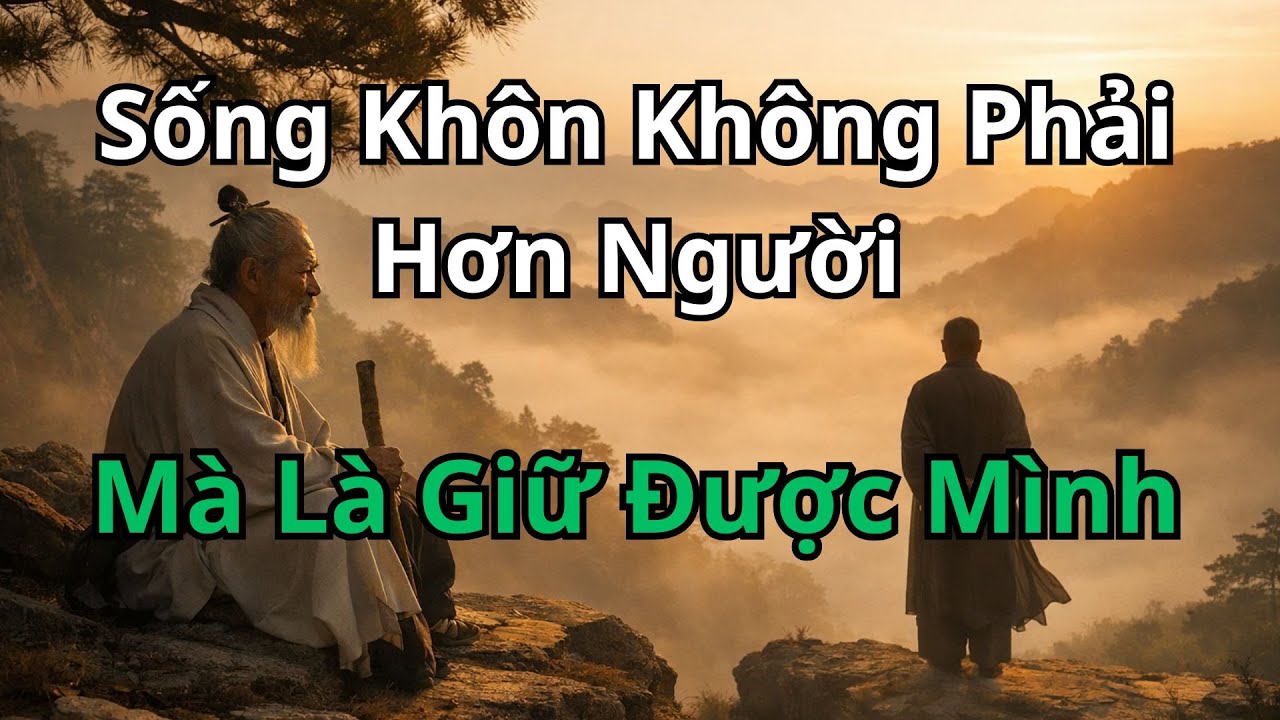 Trí Tuệ Cổ Nhân Dạy Cách Sống Khôn Mà Sống Khôn Không Phải Hơn Người, Mà Là Giữ Được Mình
