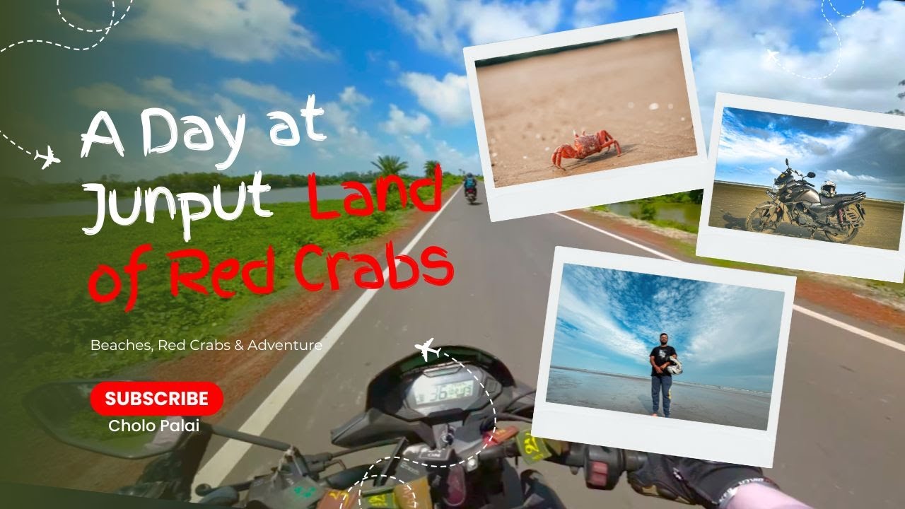 🌊Junput Beach – The Mysterious Land of Red Crabs 🦀✨|| লাল কাঁকড়ার দেশ জুনপুট || 2025 || Cholo Palai
