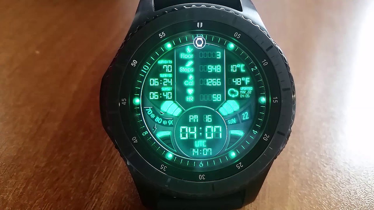 WatchBase: Health and Weather TOP watch face Galaxy Active / Active 2 /Gears S3 / Digital