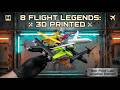 Ultimate 3D Printed Aviation Kit Card Mega-Mix | 8 Models Assembled (ASMR)