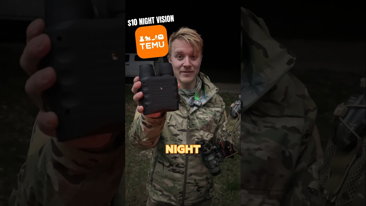 Temu Night Vision Vs $10000 Night Vision!!!