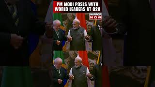 G20 Summit India | PM Modi, Joe Biden Pose With World Leaders | #shorts