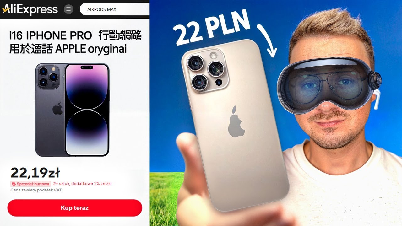 Testujemy PODRÓBKI APPLE z CHIN (iPhone,  AirPods, iPad)