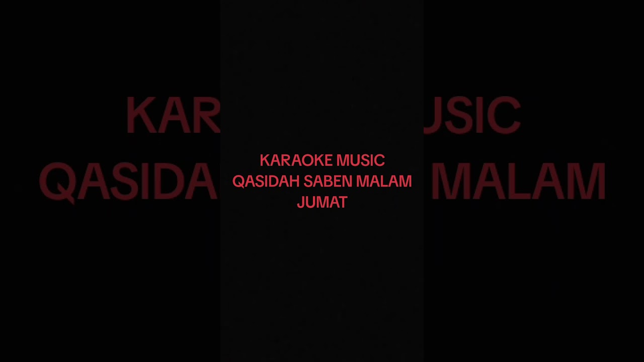 (MSUC) RIMBERIO STREETWEANR COVER VIDEO KARAOKE MUSIC QASIDAH SABEN MALAM JUMAT