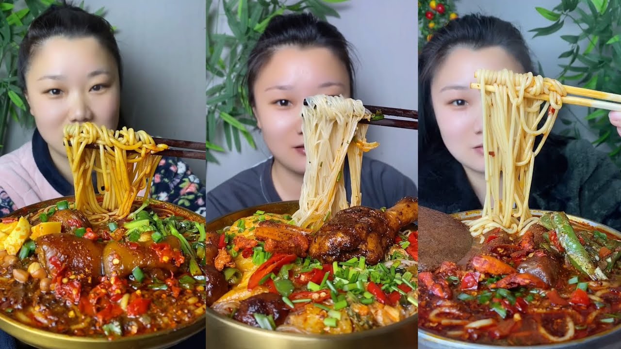 YUMMY 😋 🤤#6 :Eat pig brain belly pork 🤤😋{ Seav Hor} Noodles🍜🍜.#belly #yummy  #mukbang #food 