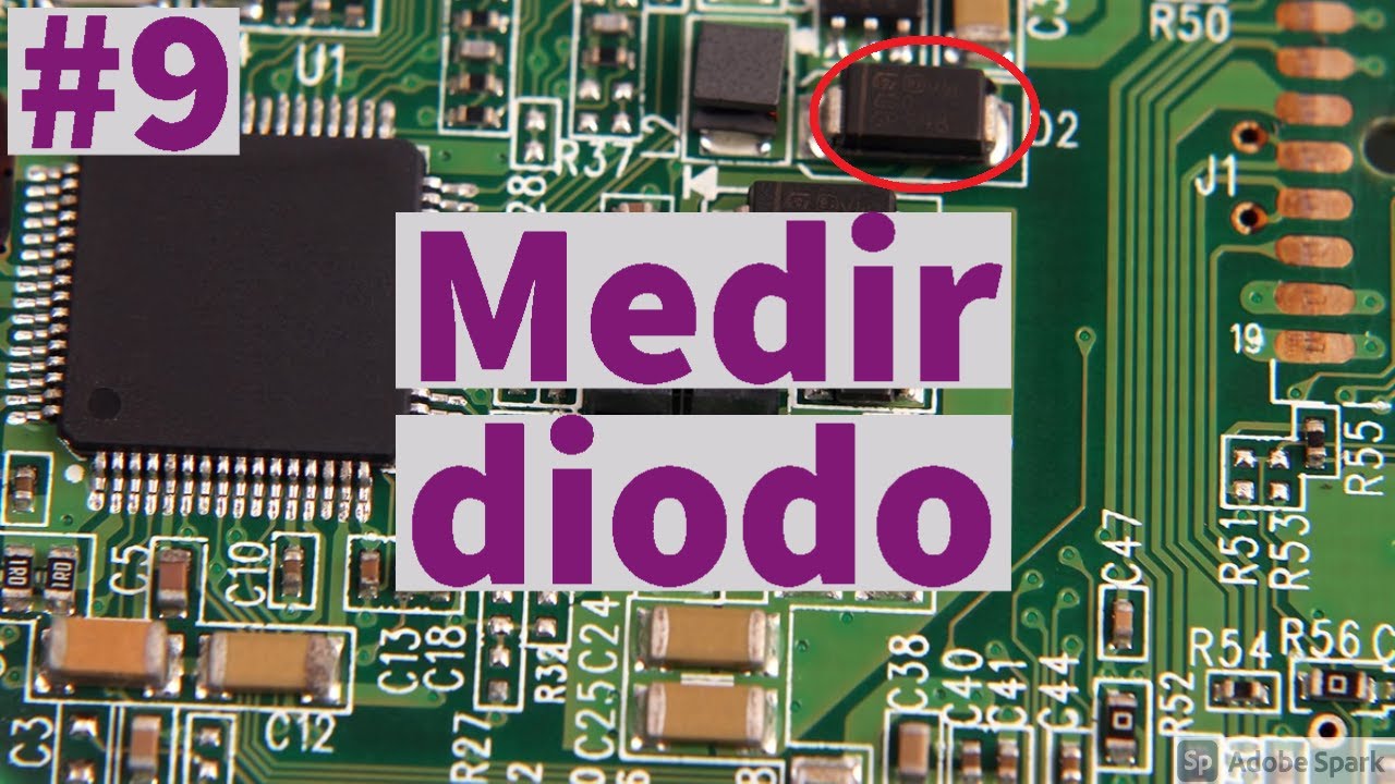 [#9]Cómo medir un diodo smd de un celular - YouTube
