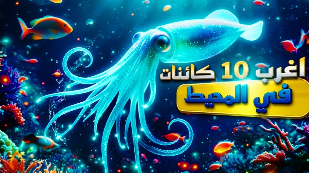اغرب الكائنات البحرية #أغرب 10 مخلوقات حية في المحيط