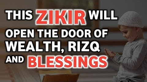 Amazing Ruqyah Dua For Wealth, Rizq, Money Business, Provision, Job, Rizak Rizaq ᴴᴰ