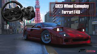 Forza Horizon 6 - G923 Wheel Gameplay - Ferrari F40