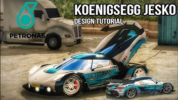 Koenigsegg Jesko Petronas Livery Tutorial | Car Parking Multiplayer