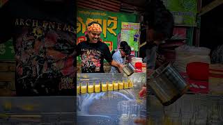 The satisfying sound of our famous Malai Chai pouring! ☕ #MalaiChai #JamaiTeaStall #StreetFood