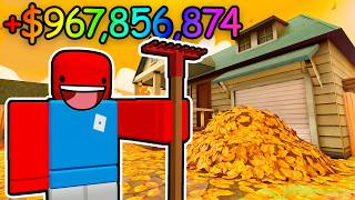 Collecting leaves for MILLIONS in Roblox...