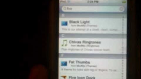 HOW TO GET FIVE ICON DOCK ON iPHONE/IPOD TOUCH