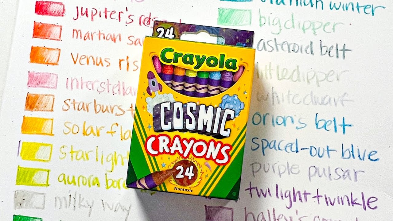 96 Neon, Metallic, Pearlescent & Glitter Crayons, Crayola.com, Crayola