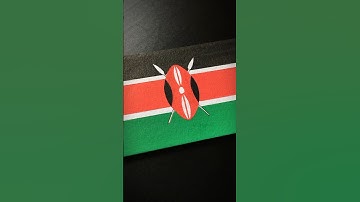KENYA 🇰🇪 Flag Drawing #kenya #africa #posca #flagdrawing