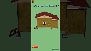 A Tiny House by Sketchup #short #freecad #tutorial #beginner