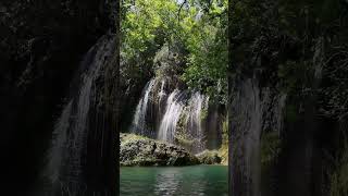Water Fall Fresh from Hill Down on SPring Royalty Free Video 2