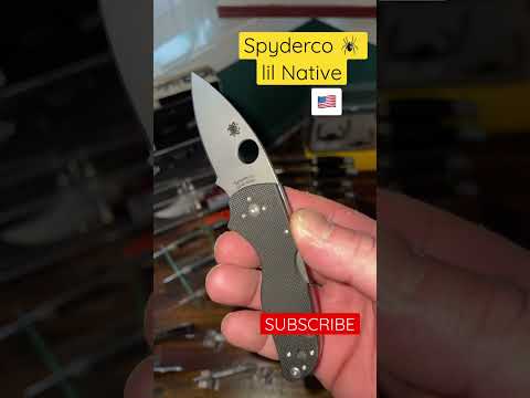 SPYDERCO lil Native …. Little big knife! SUBSCRIBE for more videos!  