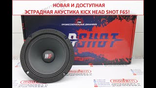 Новая эстрадная акустика KICX HEAD SHOT F65 против KICX HEAD SHOT M65!